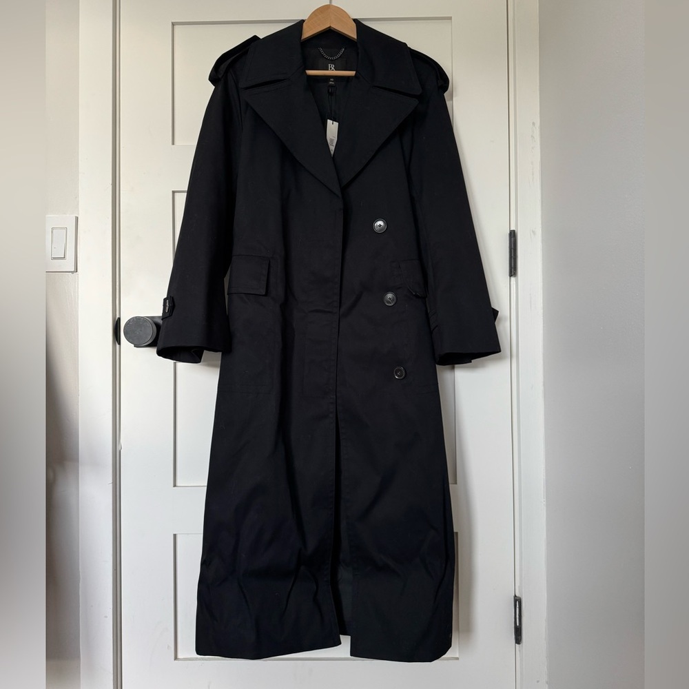 Banana Republic Black Trench Coat
